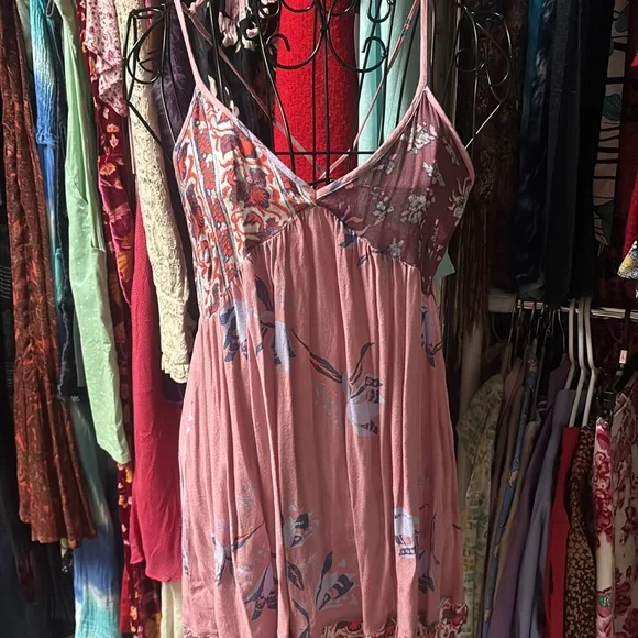 Free people Mauve Floral Camisole - Picture 3 of 3